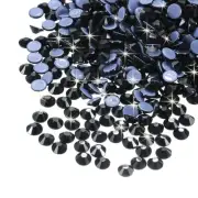 2880 Pcs Hotfix Rhinestones Flatback Crystal Glass Gems SS6 2mm,Black