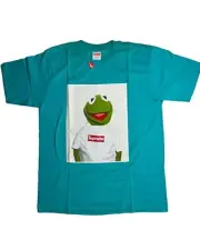 Supreme 2008 Kermit The Frog Photo Tee Teal Size M DSWT