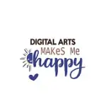 DIGITAL ARTS MAKES ME HAPPY DIGITAL ARTS LOVERS DIGITAL ARTS OBSESSION NOTEBOOK A BEAUTIFUL: LINED NOTEBOOK / JOURNAL GIFT,, 120 PAGES, 6 X 9 INCHES,