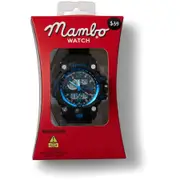 Mambo Men's Digital Analogue Watch - Black & Blue