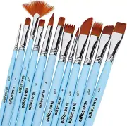 Watercolor Brushes Paint Brush Set - by Blue Squid, 12 Artist Paint Brushes