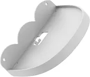 Mini Wall Speaker Rack Wall Mounting Holder Cable Organizer White Strong Bearing Capacity