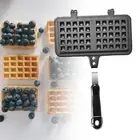 Waffle Iron Handheld Waffle Skillet for Snacks Stoves Top Breakfast Machine