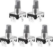 XYWHPGV 360 Degree Rotary Encoder Code Switch Digital Potentiometer EC12 3 Pins 14.3mm D-Shaft 5pcs(dc6a0 0494a 672ae 24834 cd7a2 34cdb