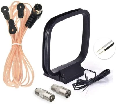 FM Dipole Antenna 75 Ohm & AM Loop Antenna For Marantz Sherwood Music System