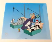 Warner Bros Drink Up Putty Tat Animation Art Sericel Sylvester Tweety Hector