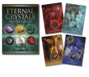 ETERNAL CRYSTALS ORACLE Kit Card Deck Cards Book Tarot Boxed Set crystal