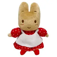 在飛比找樂天市場購物網優惠-真愛日本 茉莉兔 兔媽媽 紅 坐姿絨毛玩偶 娃娃 布偶 玩偶