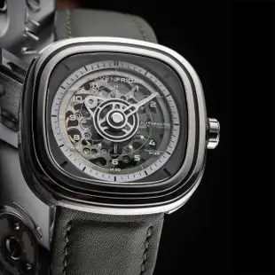 【SEVENFRIDAY】T系列 軍綠色漸層機械錶-45mm(T1/06)