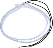 Beatifufu Car Decorative Light Bar 2pcs Blue Led Strip Lights Waterproof Daytime Running Light Strip