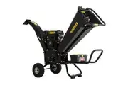 Ducar K70 7HP Wood Chipper Shredder Mulcher Grinder in Black