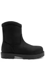 Givenchy Storm Nubuck Leather Ankle Boots - Black - 41 (IT41 / UK7) 41 (IT41 / UK7)