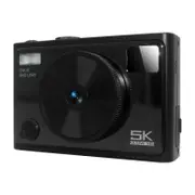 5K Digital Camera 64MP Sensors Autofocus Selfies Video Camera for Travel and Parties Clearly Video Recording Camera Black