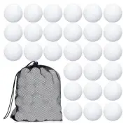 100 Pcs Hollow Ball with Mesh Drawstring Storage Bags for Training G2O24777
