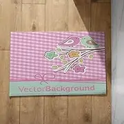 New York Indoor Entrance Carpet Large Size Cartoon for Kids Machine Washable and Non-Slip Custom 50x80cm,