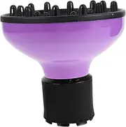 TOGEVAL Curly Hair Hood Hair Diffuser for Attachment Nozzle Hairdryer Hair Dryer with Diffuser Blow Dryer Hair Dryer Supplies Hair Blower Accessory Hair Blow Diffuser Purple Plastic