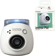 FUJIFILM INSTAX Pal Camera, Milky White, Wide Angle Lens, Multi Format