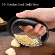 Garlic Press Crusher Stainless Steel Mincer Chopper Peeler Squeeze Ginger Cutter