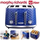 MORPHY RICHARDS Electric Toaster 4 Slice Bread Stainless Steel Kitchen 1400W AU