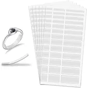 [Zonon] 6 Sheets Invisible Ring Size Adjuster for Loose Rings, Ring Guard Silicone Ring Size Reducer Loose Rings Tightener, 8 Different Sizes (Transparent)