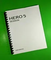 Owners Manual for GoPro Hero 5 Session Camera 73 Pages W/Clear Covers!