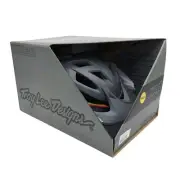 Troy Lee Designs (Mens XL/2XL) A1 MIPS MTB Bicycle Helmet Classic Gray Yellow