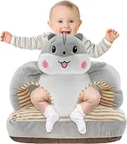 Baby Floor Seat,Learn to Sit Lounger,Baby Sitting Chair Cover,Baby Floor Chair,Anti Drop Baby Sofa Support Seat,Cartoon Style Baby Sit Up Chair,Plush Baby Sitting Up Seat for Baby Room Playroom (Style 2)