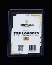 1 Case of 1000 Top Loaders HH Premium 3x4 35 Point Standard Toploaders FREE SHIP
