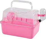 Hamster Outing Cage - Hamster Transport Box, Portable Carrier | Dwarf Outing Container, Multifunctional Guinea Pig Travel Crate for Travel
