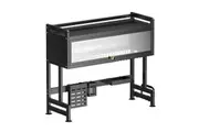 85Cm Double Tier Enclosed Dish Drying Rack Holder Drain Caddy Kitchen Drainer Storage Over Sink Organiser Racks & Holders