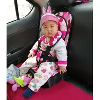 在飛比找蝦皮購物優惠-簡易兒童安全座椅 寶寶齣行攜帶安全帶套 嬰兒汽車用品 便攜式