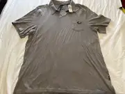 Buffalo David Bitton Men’s Short Sleeve Front Pocket Polo Gray Heather