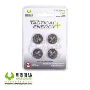 Viridian 350-0013 CR2016 3V 85mAh High Drain Ultra Lithium Battery 4-Pack
