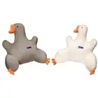 Goose Reading Pillow Cartoon Bed Rest Back Pillow for Desk Chair Car Floor