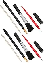 HOMSFOU Scratching Art Tool Kit 10pcs Scratch Painting Tools Scratch Paper Art Pens