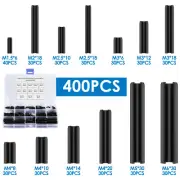 400Pcs Roll Pin Assortment Set Slotted Spring Pins Hardware Kit Split tyckQ