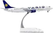 Replica 1:200 for Collector's Edition XX20383 VARIG Rio Grande B737-400 PP-VTN Scale Die-cast Aircraft Model with Bracket Airplane Toy