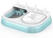 ANOTION Toothbrush Holder, Electric Toothbrush Holder Compatible with Sonicare for 2 Electric Toothbrushes & 4 Replacement Toothbrush Chargers