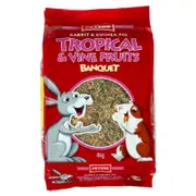 Peters Tropical & Vine Fruit Medley Rabbit and Guinea Pig Food Mix - 4kg