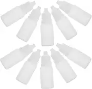 HEALEEP 10 Pcs Squeezable Eye Dropper Bottles Portable Liquid Dispenser Clean Minimalist Design Travel Friendly Mini Bottles for Precise Dispensing and Versatile Use