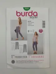 Burda Sewing Pattern 7058 Women's Pants Pattern Size US 8-22 EUR 17-24 NEW