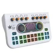 4X(X3 Live Voice Mixer Audio Interface Console Live Microphone Sound Card4909