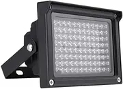 96 LEDs IR Illuminator 850nm Array Infrared Lamps with Sensor 12v Night Vision Outdoor Waterproof for CCTV Security Camera (Black)