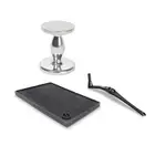 Espresso Machine Coffee Accessories Tamper Mat Group Head Brush Barista Set