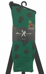 Marc Ecko Holiday Pinecones Mens Crew Socks New Shoe SZ 6-12