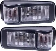 Prefer Warehouse Pair Left&Right Truck Side Marker Park Light Door Clear Lamp Compatible With Isuzu NPR 2008-2015, NPR-HD 2008-2016, NQR 2008-2016, NRR 2008-2016 Driver & Passenger Side