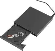 External CD Drive USB Portable CD DVD for Win XP 2003 Win8 Win10 Win7, Ultra Slim Portable CD DVD Drive for Laptop, Support DVD, CD, VCD Playback
