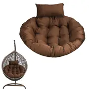 Hanging Egg Chair Cushion Outdoor Cushion Replacement-Coffee