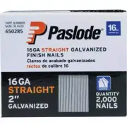 Paslode 2 In. 16-Gauge Galvanized Straight Nails (2000 Ct.) 650285 Paslode