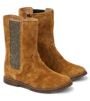 [Pom d'Api] Pom d'Api City Mid Jod suede boots UK 13 brown